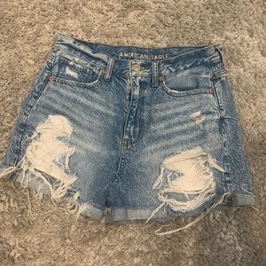American Eagle High Waisted Jean Shorts
